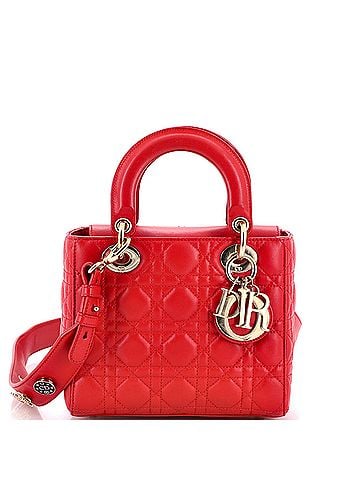 Christian Dior My Lady Dior Bag Cannage Quilt Lambskin (view 1)