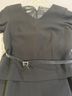 AGB 100% Polyester Black Cocktail Dress Size 8 - photo 4
