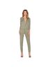 Etienne Marcel 100% Lyocell 100% Cotton Solid Green Gray Jumpsuit Size XS - photo 1