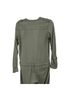 Etienne Marcel 100% Lyocell 100% Cotton Solid Green Gray Jumpsuit Size XS - photo 8