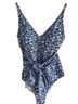 Vineyard Vines Floral Blue White One Piece Swimsuit Size S - photo 1