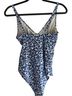 Vineyard Vines Floral Blue White One Piece Swimsuit Size S - photo 2