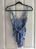 Vineyard Vines Floral Blue White One Piece Swimsuit Size S - photo 6