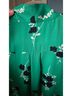 Ann Taylor 100% Polyester 100% Polyester Floral Green Black White Sleeveless Blouse Size XS - photo 6