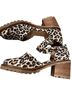 Seychelles 100% Suede Animal Print Multi Color Heels Size 6 - photo 2
