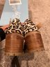 Seychelles 100% Suede Animal Print Multi Color Heels Size 6 - photo 4