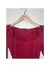Elie Tahari Solid Red Pullover Sweater Size M - photo 4