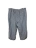 Talbots 100% Linen Stripes Blue White Casual Pants Size 16 (petite) - photo 2
