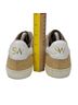 Stuart Weitzman 100% Leather 100% Rubber Gold White Sneakers Size 8 - photo 2