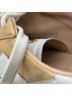 Stuart Weitzman 100% Leather 100% Rubber Gold White Sneakers Size 8 - photo 3