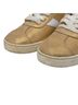 Stuart Weitzman 100% Leather 100% Rubber Gold White Sneakers Size 8 - photo 5