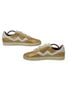 Stuart Weitzman 100% Leather 100% Rubber Gold White Sneakers Size 8 - photo 8