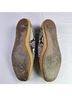 Veronica Beard 100% Leather Snake Print Tan Gray Flats Size 7 1/2 - photo 9