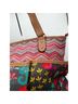 Lily Bloom Floral Gray Pink Tote One size - photo 11
