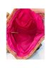 Lily Bloom Floral Gray Pink Tote One size - photo 10