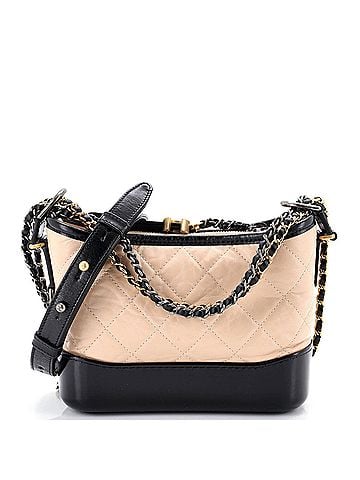 Chanel Gabrielle Hobo Quilted Aged Calfskin Small (view 1)
