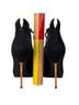 Stuart Weitzman 100% Suede Black Gold Ankle Boots Size 9 1/2 - photo 4