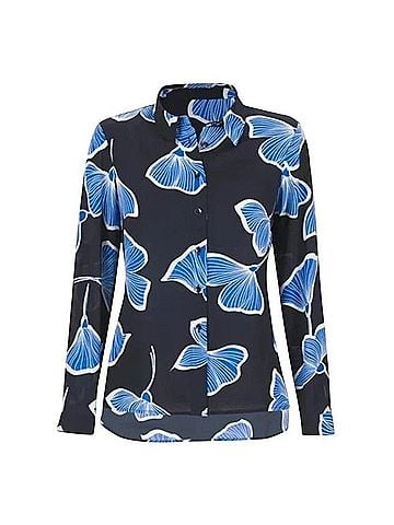 CAbi Regal Blouse Long Sleeve Button-Down Shirt (view 1)