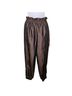 Tibi Solid Brown Casual Pants Size S - photo 1