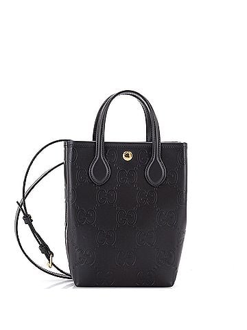 Gucci Vertical Tote GG Embossed Leather Mini (view 1)