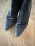 Bally 100% Suede Black Ankle Boots Size 8 - photo 4