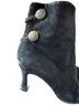 Bally 100% Suede Black Ankle Boots Size 8 - photo 2