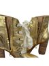 Esquivel 100% Leather Solid Gold Multi Color Boots Size 7 - photo 9