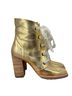 Esquivel 100% Leather Solid Gold Multi Color Boots Size 7 - photo 2