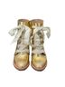 Esquivel 100% Leather Solid Gold Multi Color Boots Size 7 - photo 11