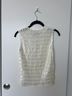 DressBarn 100% Polyester White Sleeveless Top Size M - photo 7