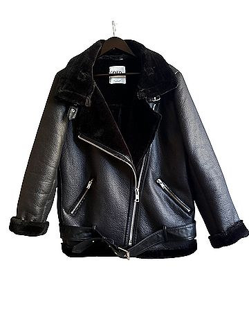 Zara Faux Leather Jacket (view 2)