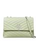 Tory Burch Chevron-herringbone Green Shoulder Bag One size - photo 1