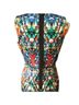 Milly Print Multi Color Cocktail Dress Size 8 - photo 2
