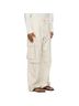 Jil Sander 100% Cotton White Ivory Cargo Pants Size 8 - photo 1