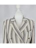 Ralph Lauren Stripes Ivory White Blazer Size 8 - photo 5