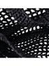 Prada 100% Raffia Black White Triangle Logo Open Tote Raffia One size - photo 5