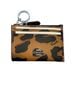 Coach Animal Print Brown Black Leather Card Holder One size - photo 1