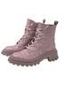 Schutz 100% Leather Animal Print Pink Boots Size 9 - photo 1