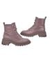 Schutz 100% Leather Animal Print Pink Boots Size 9 - photo 3