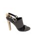Tory Burch 100% Leather Print Brown Gold Heels Size 8 (wide) - photo 1