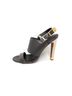 Tory Burch 100% Leather Print Brown Gold Heels Size 8 (wide) - photo 11