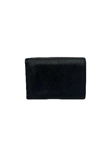 Prada PRADA Tri-fold Wallet, Mini Compact, Saffiano Leather, Black, 40861 (with logo hardware) (view 2)