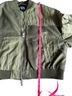 Zara 100% Polyester 79% Acrylic 1% Elastane 20% Polyester Green Jacket Size S - photo 9