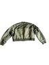 Zara 100% Polyester 79% Acrylic 1% Elastane 20% Polyester Green Jacket Size S - photo 2