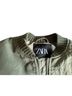 Zara 100% Polyester 79% Acrylic 1% Elastane 20% Polyester Green Jacket Size S - photo 5