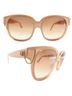 Emmanuelle Khanh Paris Solid Tan Sunglasses One size - photo 1