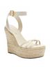 Schutz White Alexandra Wedge Sandal Size 9 1/2 - photo 2