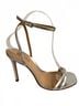 Schutz Silver Altina Leather Sandal Size 6 - photo 1