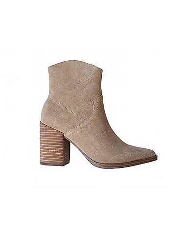 Steve Madden Cate Western Suede Block Heel Booties (view 1)