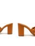 Schutz Brown Cicely Block Sandal Size 10 - photo 5